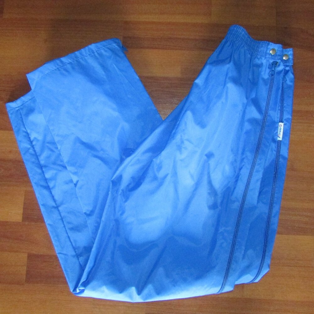 K-WAY Vintage Royal Blue Splash Pants - Sz 7